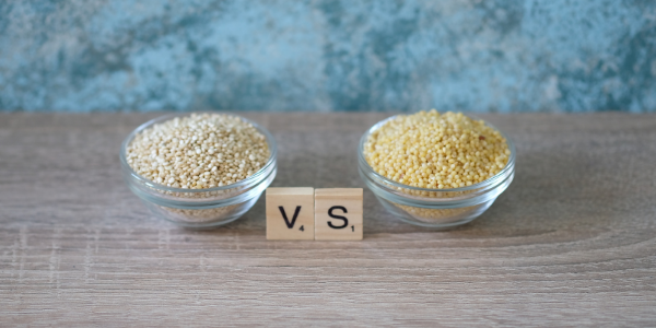 Superfoods - Quinoa vs. Hirse