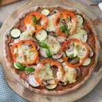 Vollkorn-Gemüse-Pizza