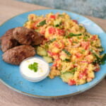Lamm-Kofta mit Couscous-Salat